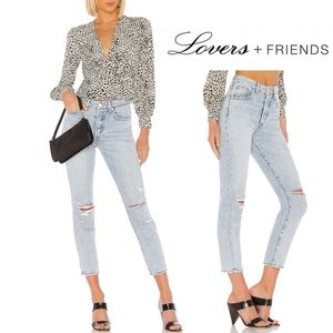 NEW Lovers and Friends Jordan Jeans High Rise Sz30